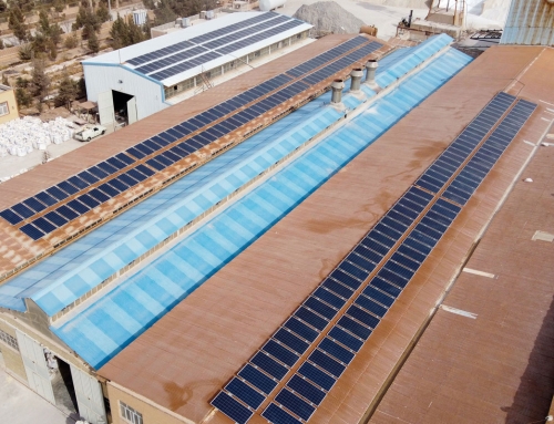 پروژه نیروگاه خورشیدی شرکت میبد سرامیک